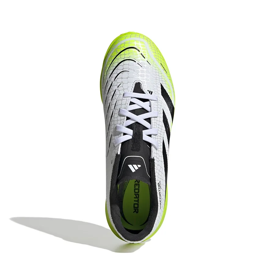 Imagen 4 de 6 de Botines adidas Predator League Tf-BLANCO/VERDE FLUOR/NEGRO