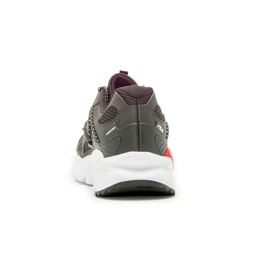 Imagen 2 de 5 de Zapatillas Fila Territory Hombre-NEGRO/ROJO/BLANCO