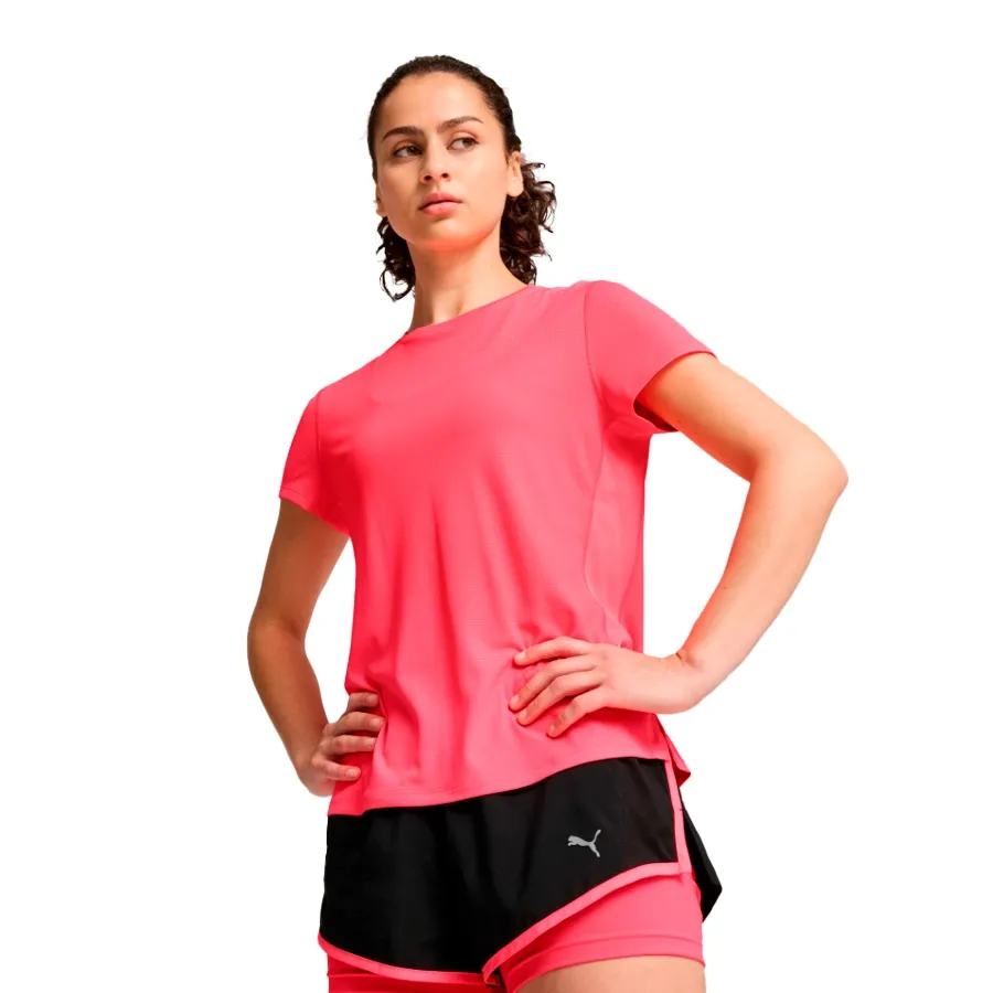 Imagen 0 de 4 de Remera Puma Run Favorites Velocity-ROSA