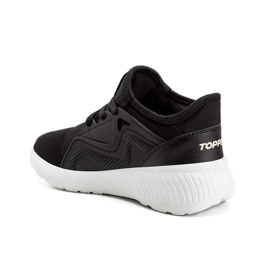 Imagen 2 de 5 de Zapatillas Topper Mamba Ii Kids-NEGRO/BEIGE