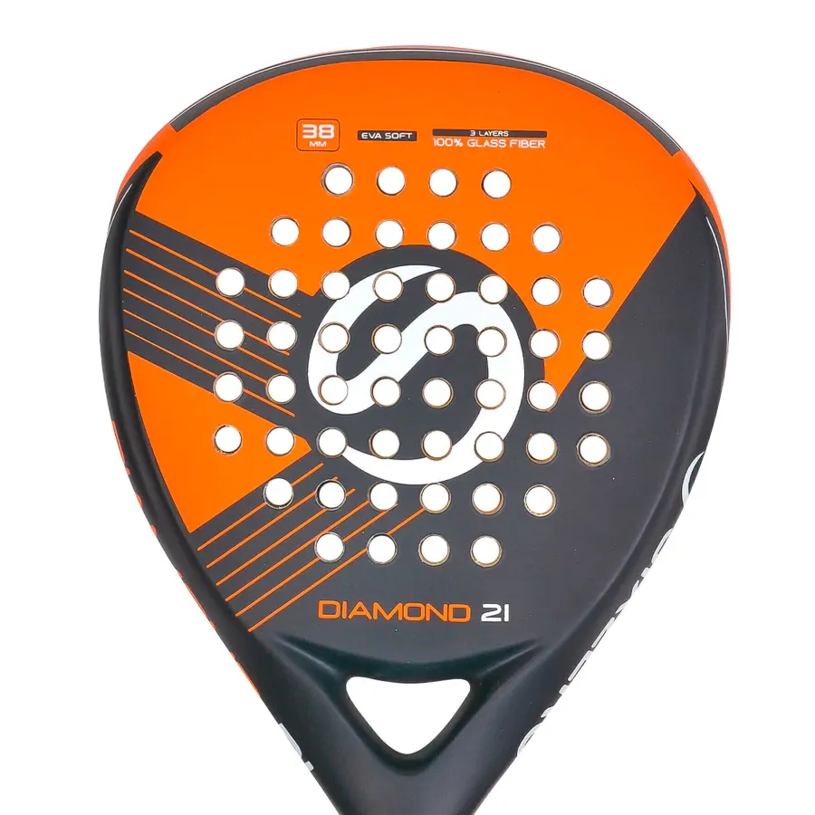 Imagen 1 de 2 de Paleta Sixzero Diamond 21-NEGRO/NARANJA