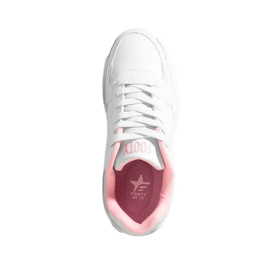 Imagen 2 de 5 de Zapatillas Footy Escolar-BLANCO/ROSA