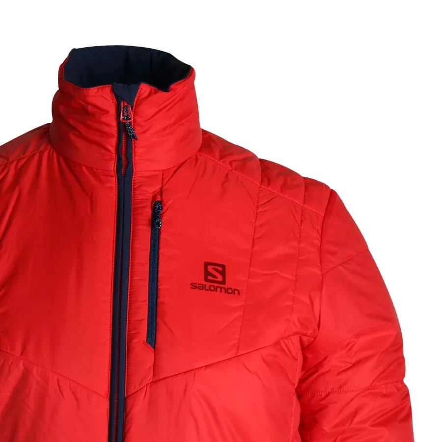 Imagen 5 de 6 de Campera Salomon Drifter-MARINO/ROJO