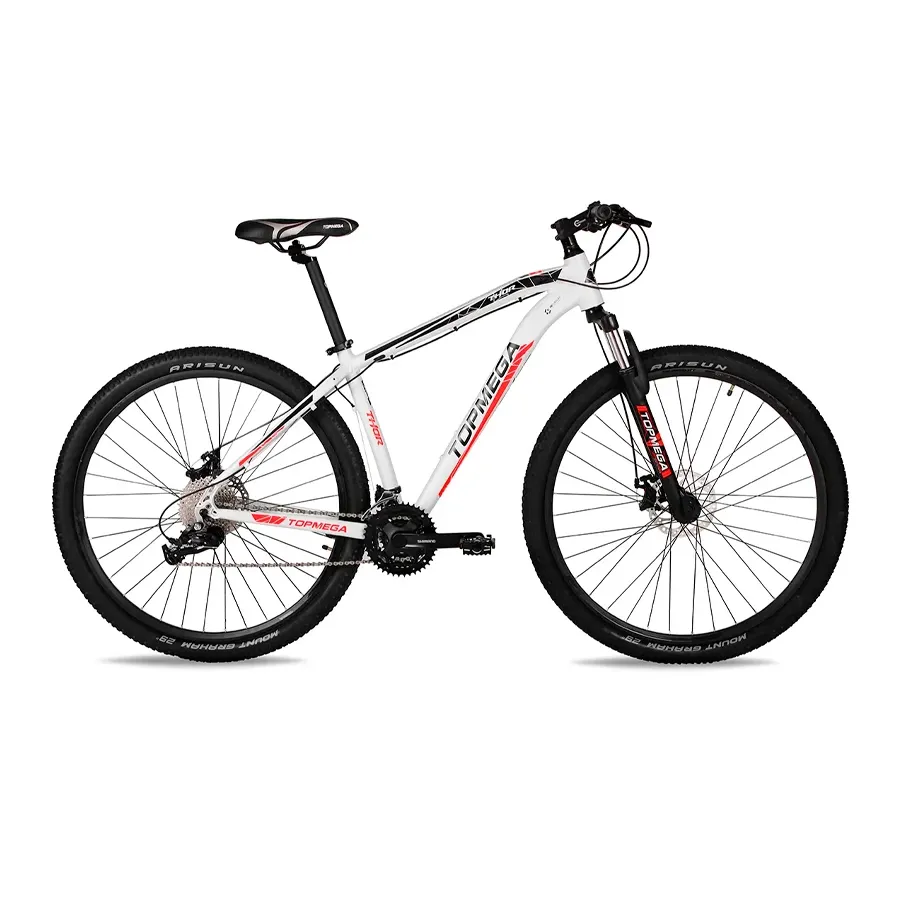 Imagen 1 de 7 de Bicicleta Mtb TopMega Thor Lite R29 24V-BLANCO/ROJO