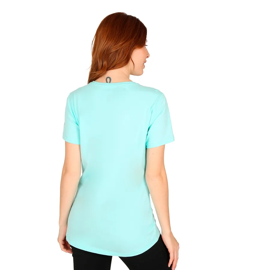 Imagen 2 de 3 de Remera Asics Icon Shimmer Ss22-CELESTE