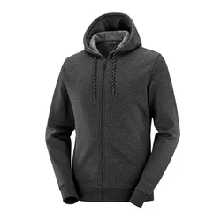 Campera Salomon Logo Fz Hoodie II