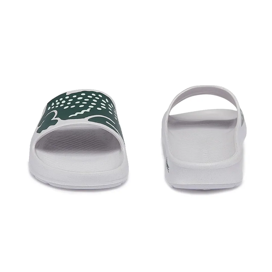 Imagen 4 de 6 de Ojotas Lacoste Croco Bloom Slide-BLANCO/VERDE