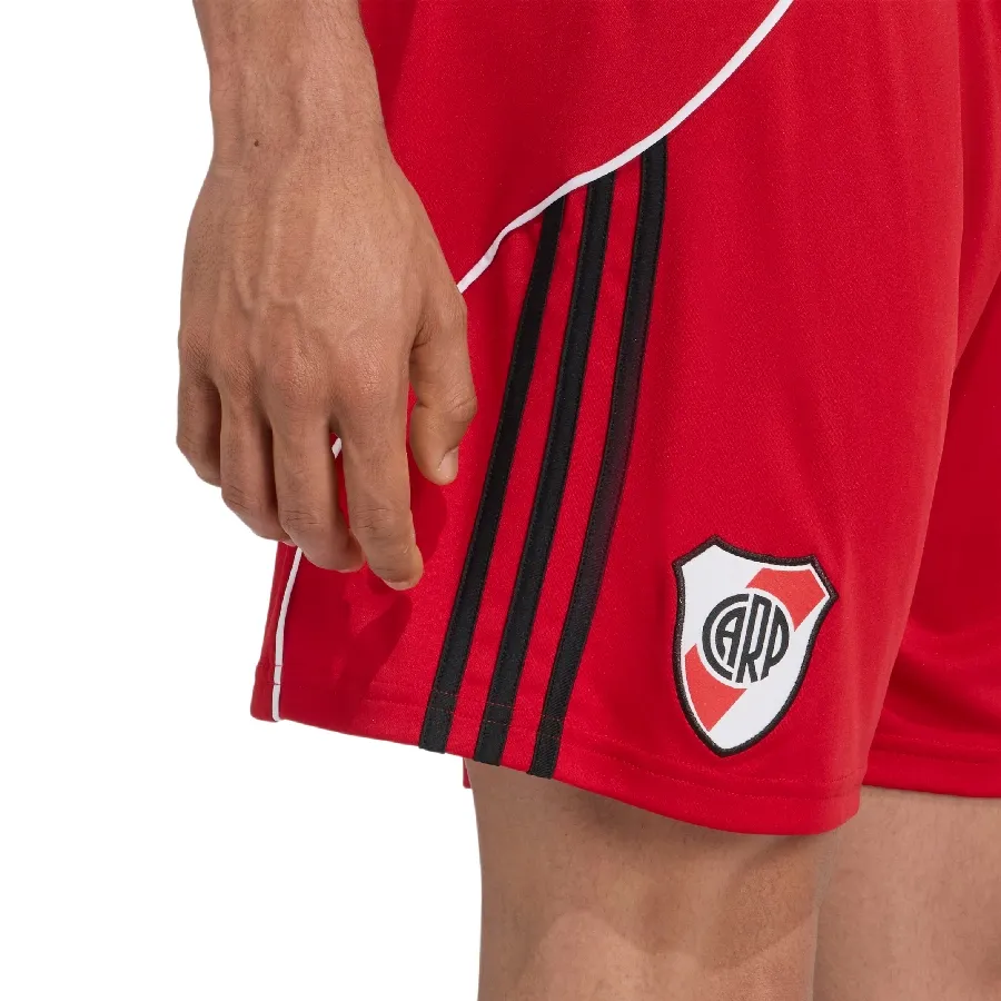 Imagen 4 de 5 de adidas Shorts  Alternativo River Plate 25/26-ROJO/NEGRO