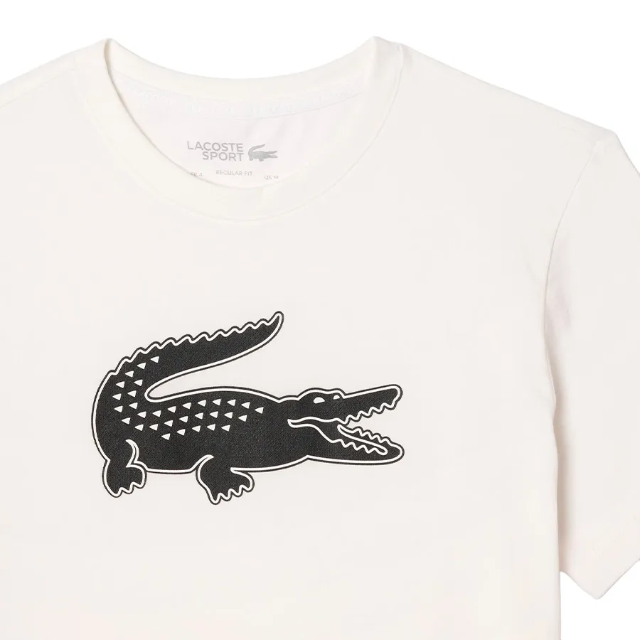 Imagen 4 de 6 de Remera Lacoste Tee-BLANCO/NEGRO