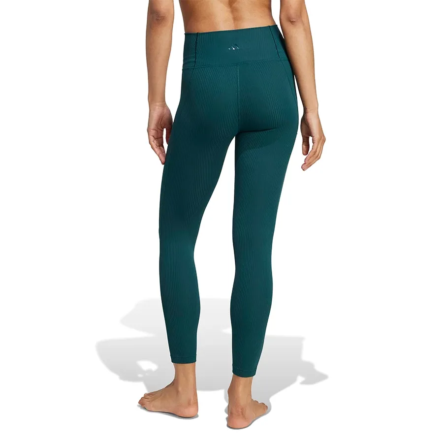 Imagen 2 de 4 de Calza adidas All Me Rib 7/8-PETROLEO