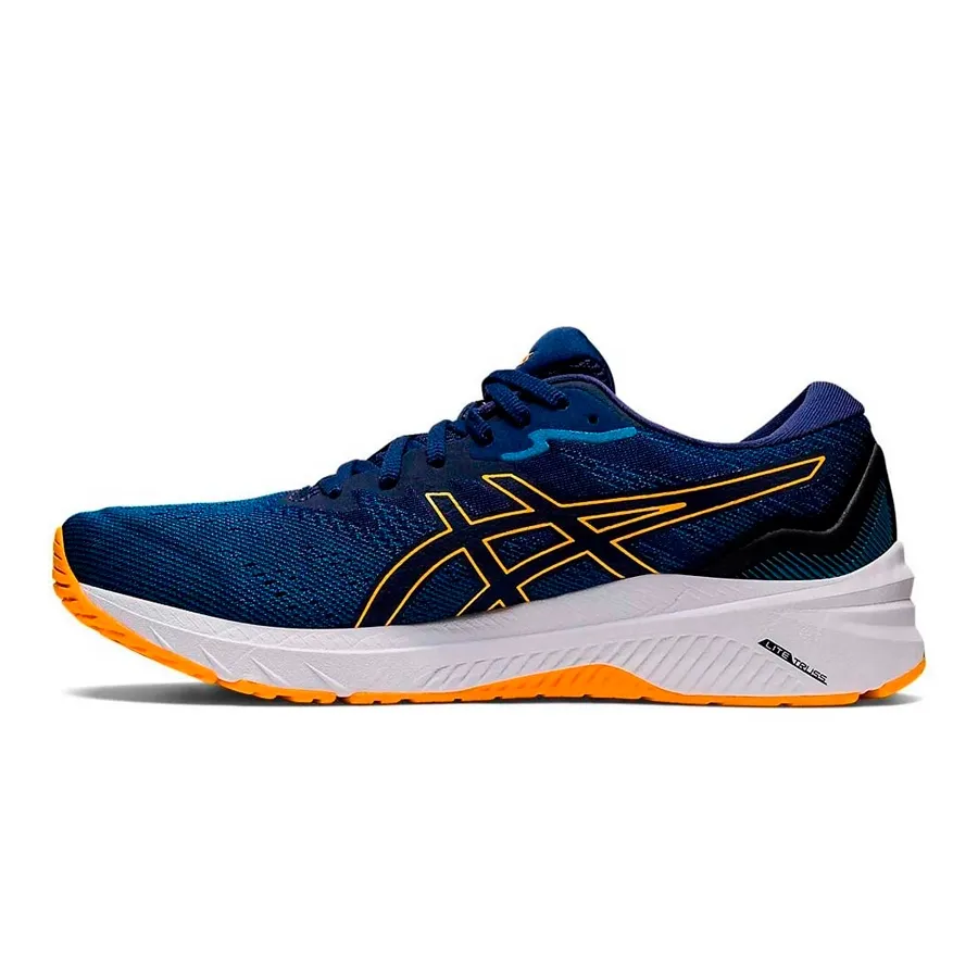 Imagen 1 de 4 de Zapatillas Asics Gt 1000 11 Standard-MARINO/AMARILLO/BLANCO