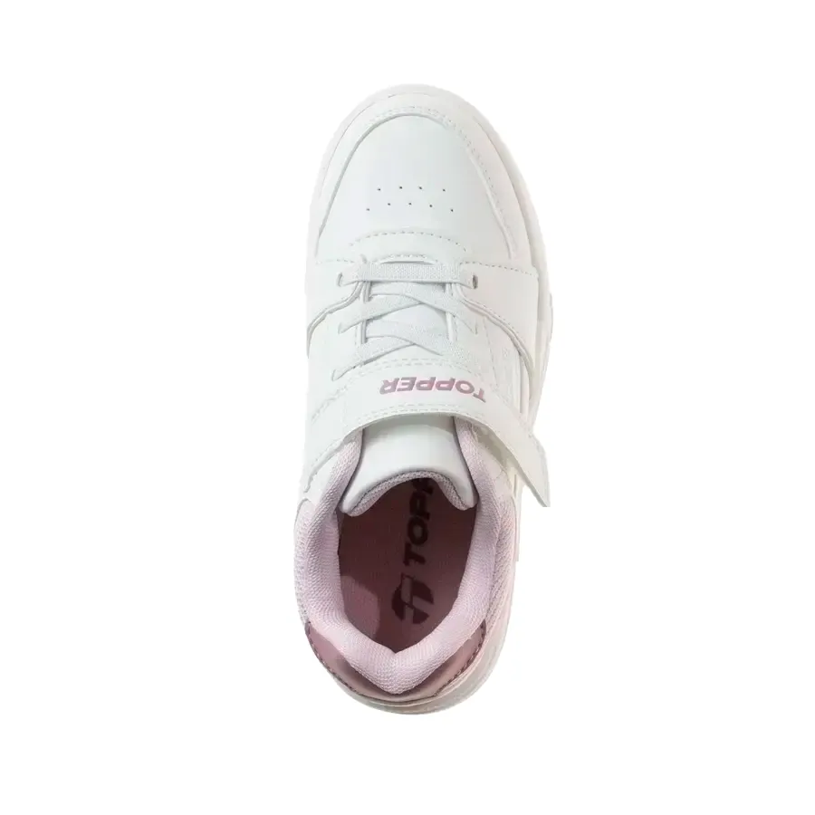 Imagen 2 de 4 de Zapatillas Topper Quarter Cs-BLANCO/ROSA