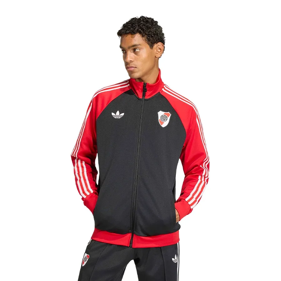 Imagen 0 de 5 de Campera adidas originals River Plate-ROJO/NEGRO