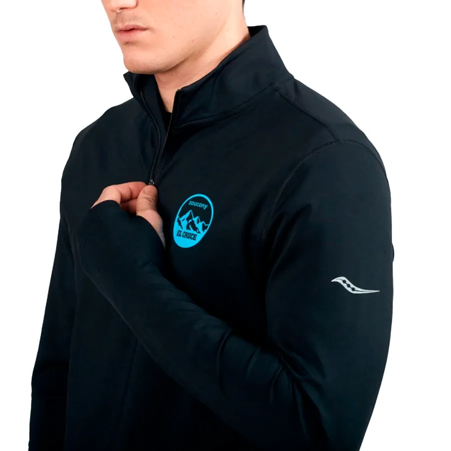 Imagen 4 de 6 de Buzo Saucony Solstice El Cruce-NEGRO