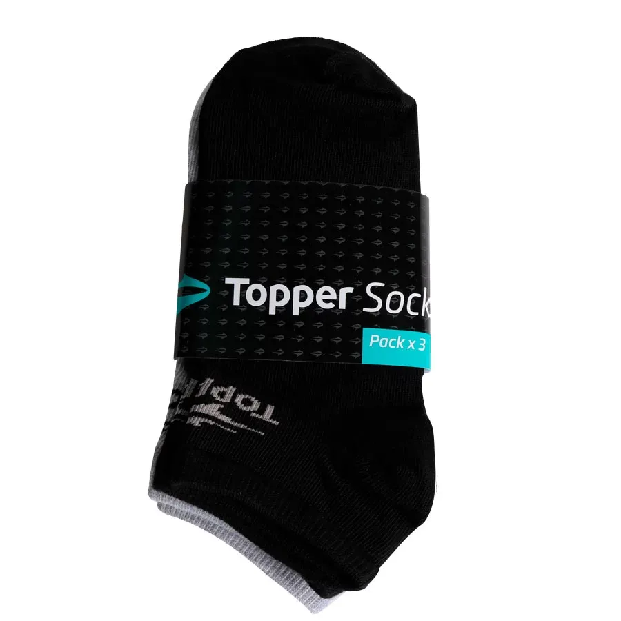 Imagen 0 de 1 de Medias Topper Pack X 3 Invisible-BLANCO