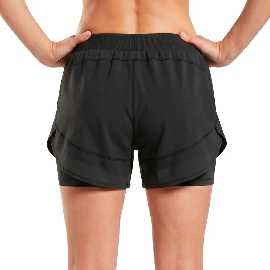 Imagen 1 de 4 de Short Reebok 2 en 1-NEGRO