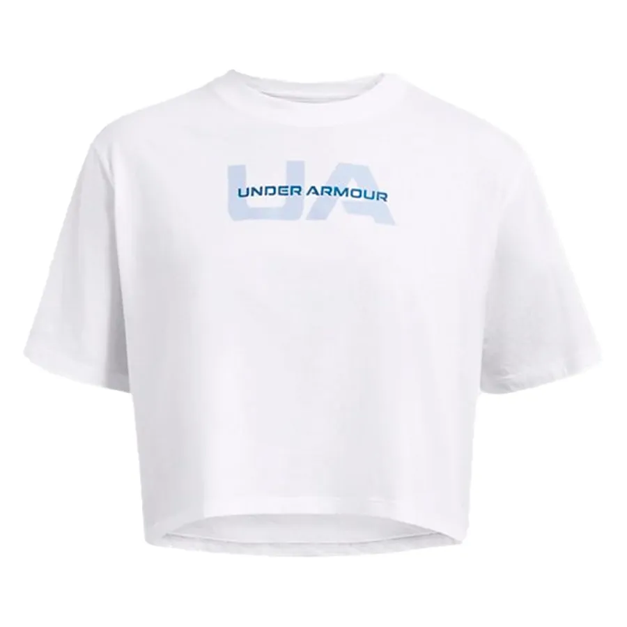 Imagen 2 de 4 de Remera Under Armour Boxy-BLANCO