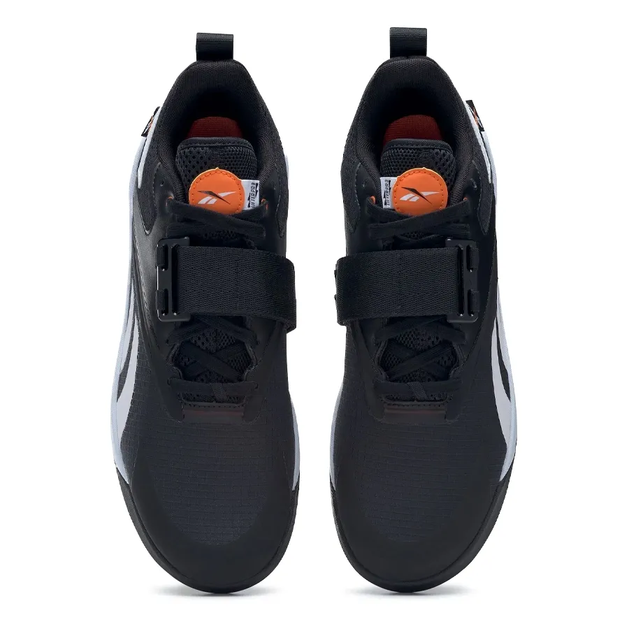 Imagen 3 de 5 de Zapatillas Reebok Lifter Pr III-NEGRO/BLANCO/NARANJA