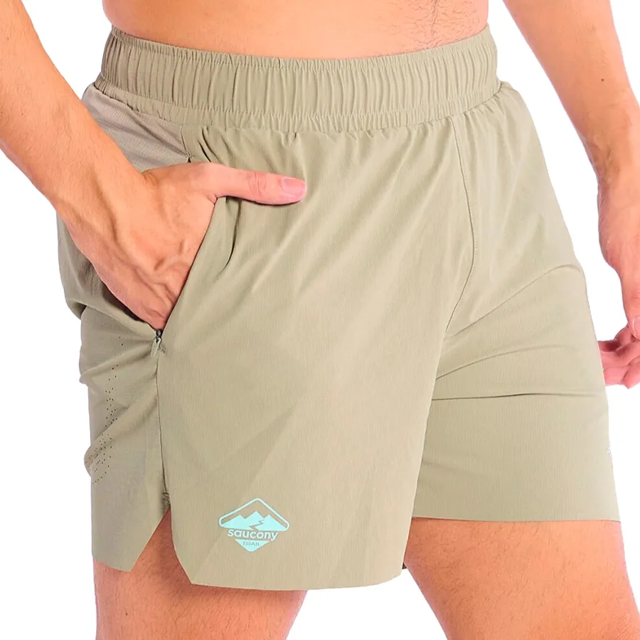 Imagen 3 de 7 de Short Saucony Xodus 5-OLIVA