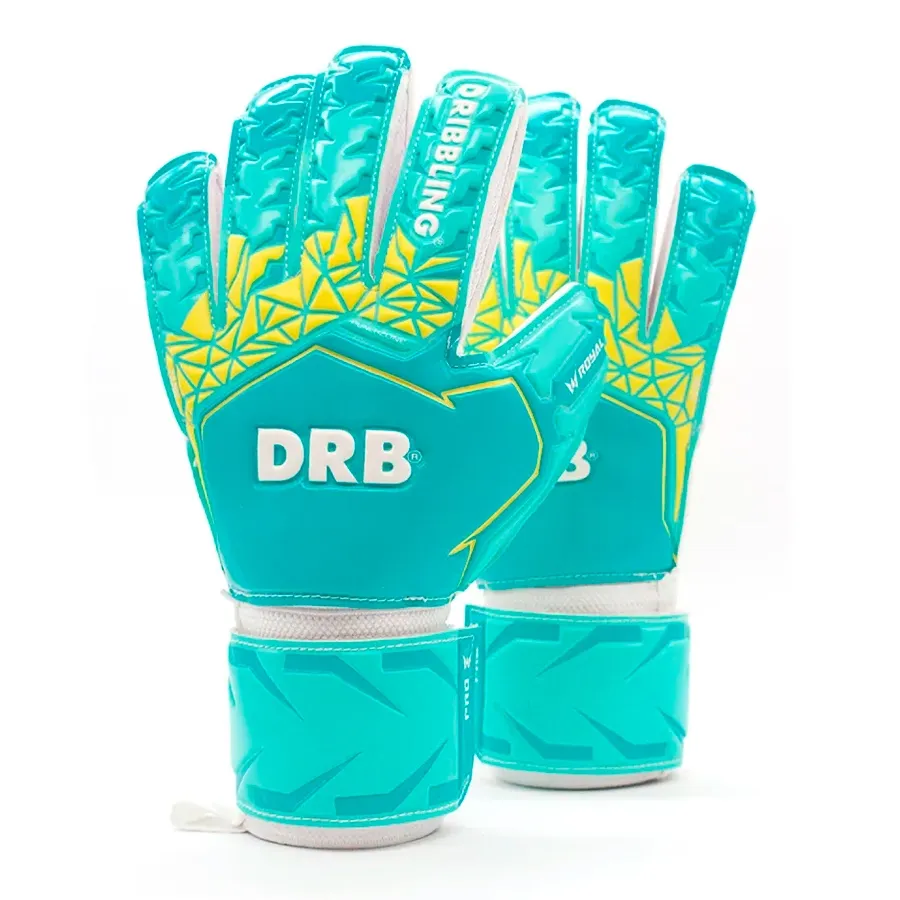 Imagen 0 de 3 de Guantes DRB Arquero Royal 4.0 Sr-TURQUESA/VERDE AGUA/AMARILLA