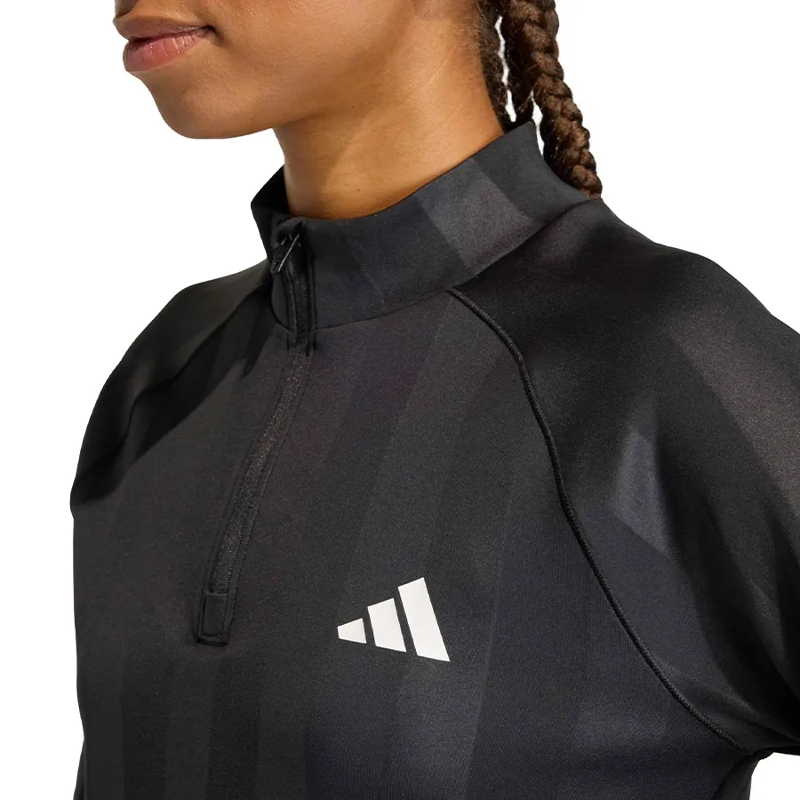 Imagen 3 de 5 de Remera adidas Hyperglam 3 Stripes-NEGRO/BLANCO