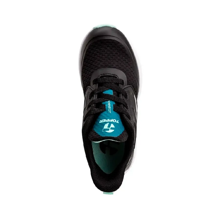 Imagen 4 de 5 de Zapatillas Topper Iten Kids-NEGRO