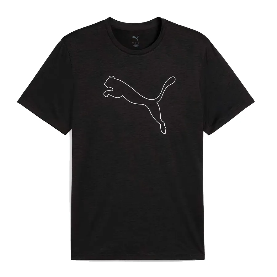 Imagen 1 de 4 de Remera Puma Tad Essentials Heather Cat-NEGRO