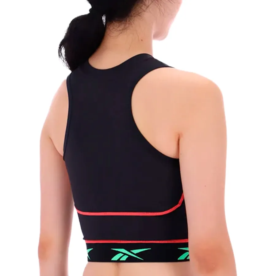 Imagen 3 de 4 de Top Reebok Sports Crop-NEGRO/ROJO