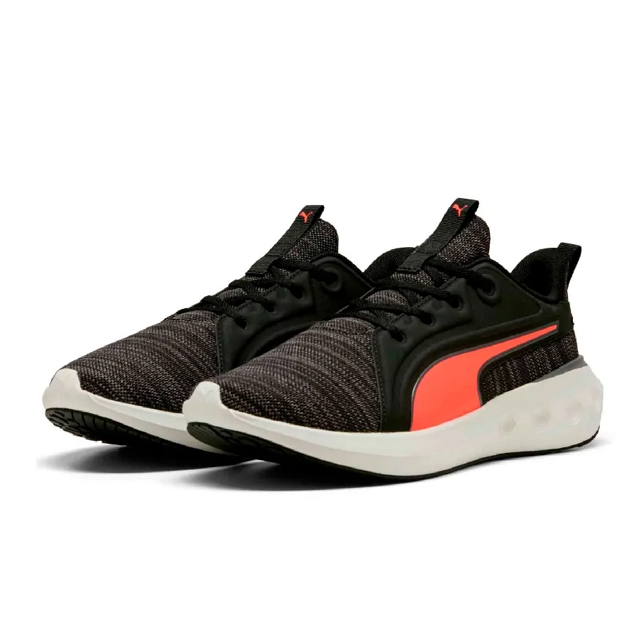 Imagen 1 de 6 de Zapatillas Puma Softride Carson Knit-NEGRO/NARANJA