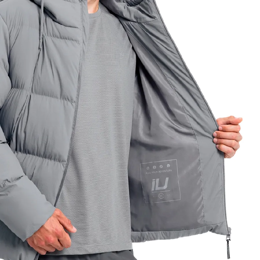 Imagen 4 de 5 de Campera Iu Sport CrinkleQuilt Puffer-GRIS