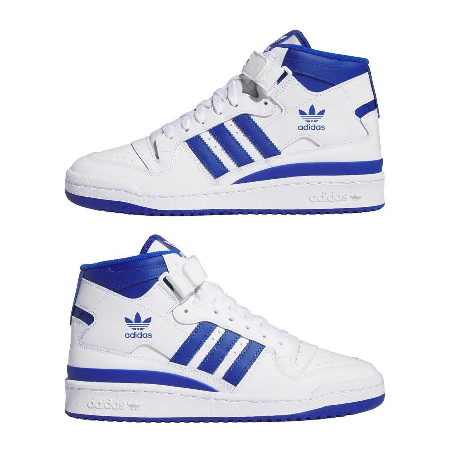 Imagen 7 de 8 de Zapatillas adidas originals Forum Mid-BLANCO/AZUL