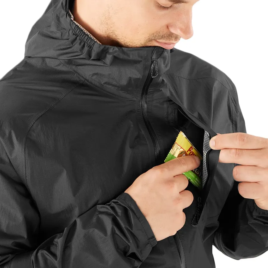 Imagen 3 de 8 de Campera Salomon Bonatti Waterproof-NEGRO