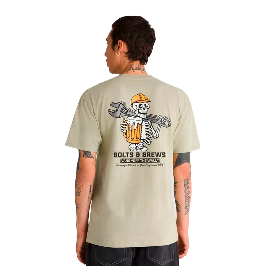 Imagen 1 de 5 de Remera Vans Wrenched-VERDE SECO