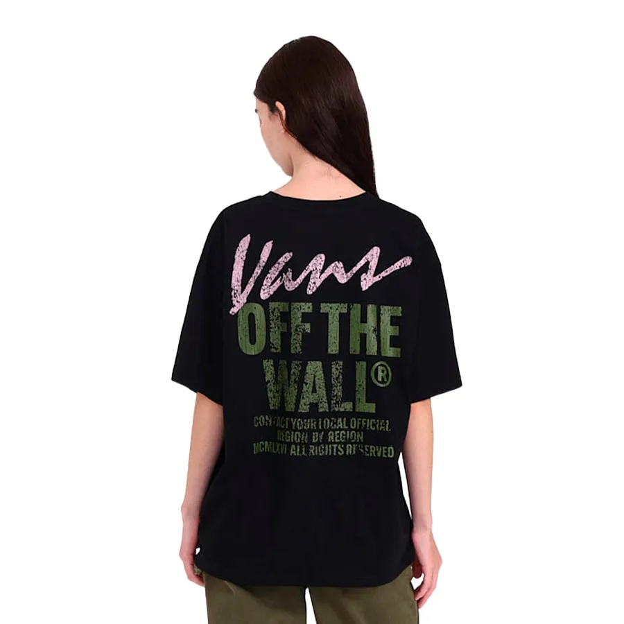 Imagen 1 de 3 de Remera Vans Lady Wall-NEGRO