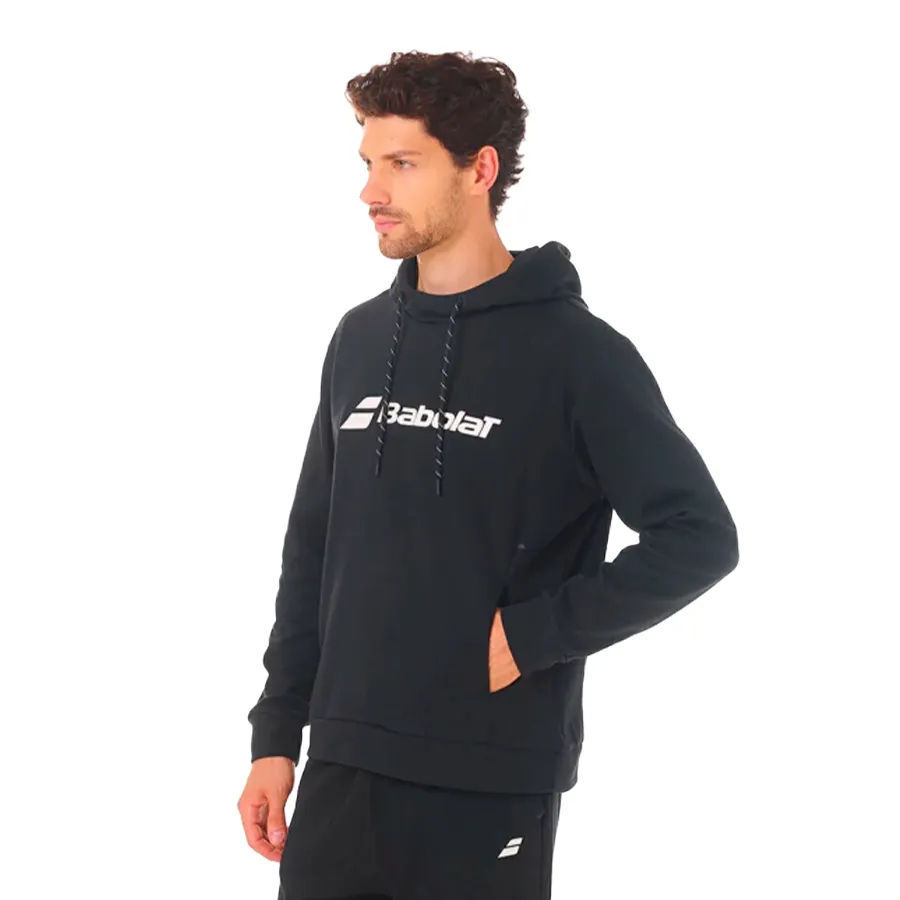 Imagen 1 de 5 de Buzo Babolat Hoodie Play III-NEGRO