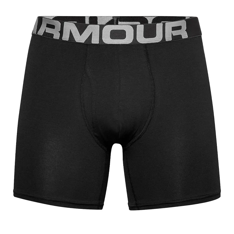Imagen 1 de 4 de Boxer Under Armour Cotton 6" Pack X 3-NEGRO/GRIS