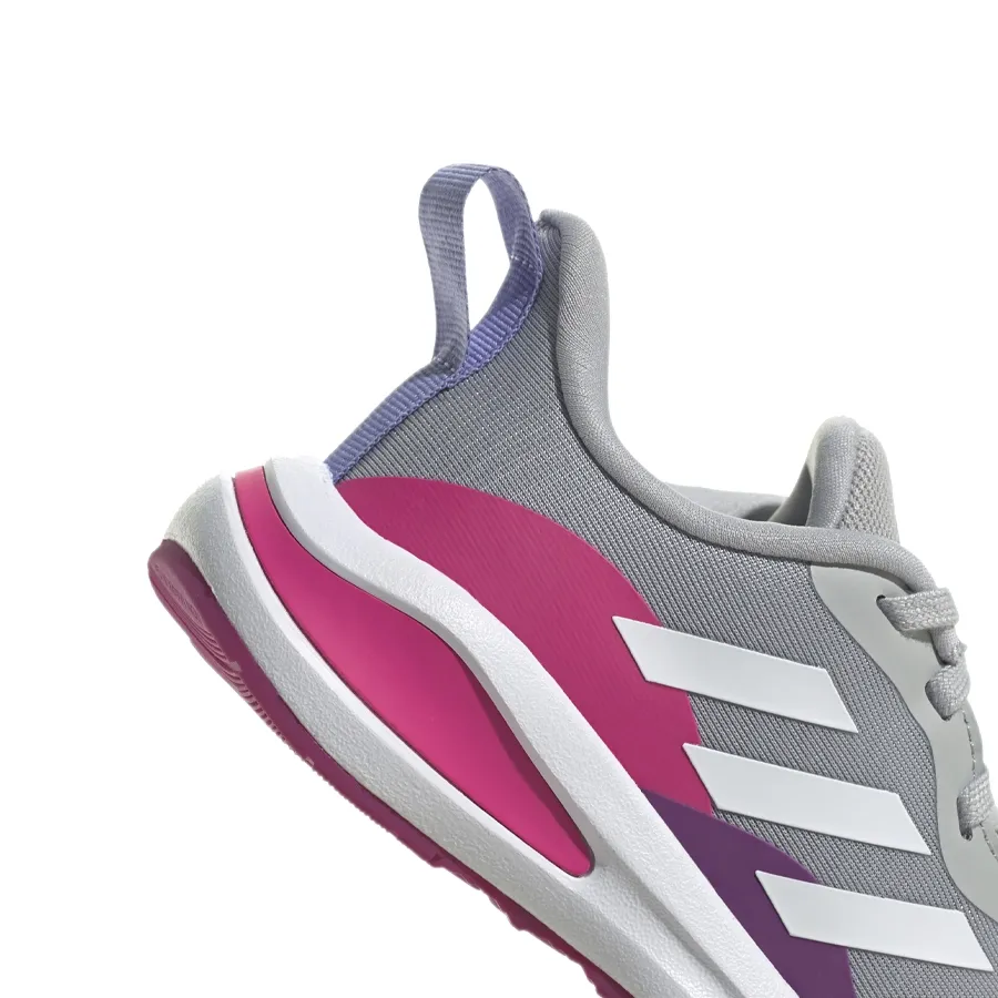 Imagen 6 de 7 de Zapatillas adidas Fortarun K-GRIS/BLANCO/FUCSIA