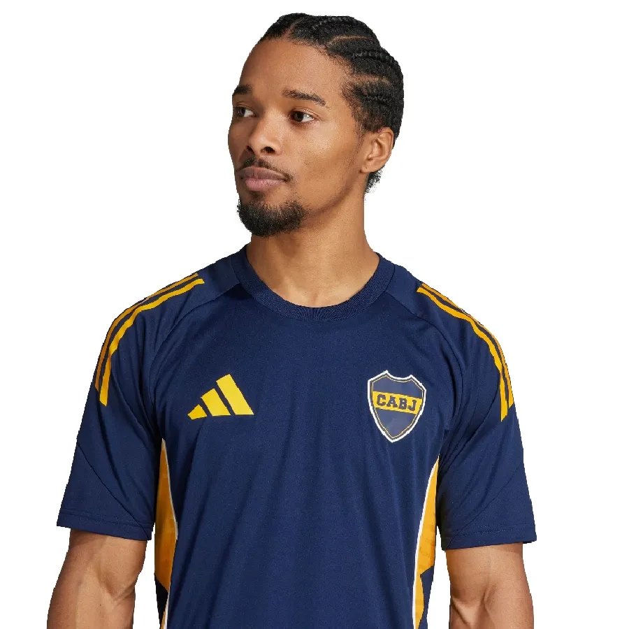 Imagen 3 de 5 de Camiseta adidas de Entrenamiento de Boca Juniors Tiro 25-AZUL MARINO/AMARILLO