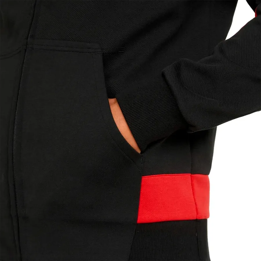 Imagen 3 de 6 de Campera Puma Ferrari Race Hoode Sweat jack-NEGRO/ROJO