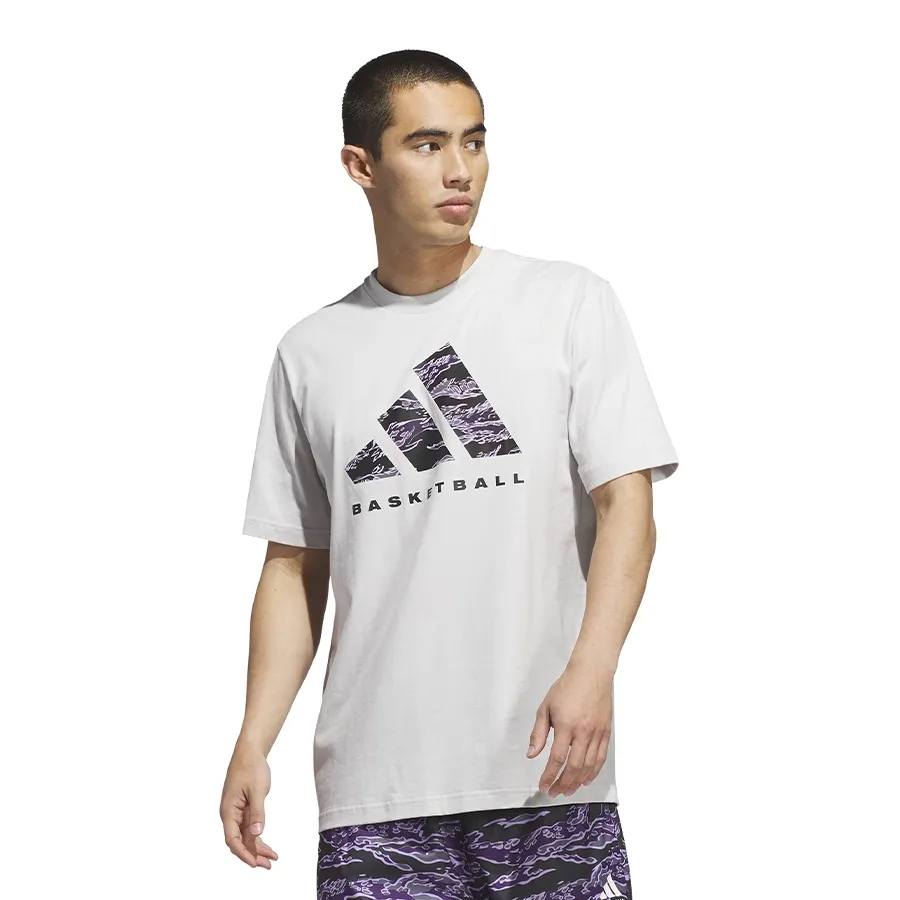 Imagen 0 de 5 de Remera adidas Gráfica de baloncesto-GRIS