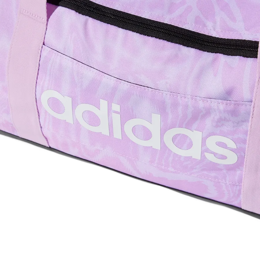 Imagen 3 de 5 de Bolso Adidas Linear Graphic Duffel-ROSA/NEGRO