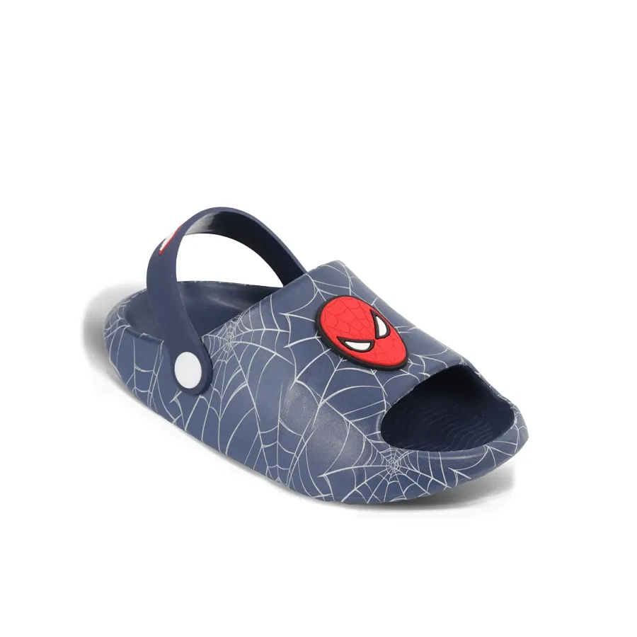 Imagen 1 de 4 de Sandalias Footy Clogs Spiderman-AZUL MARINO