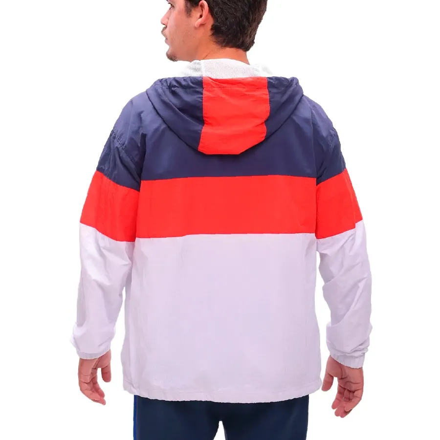 Imagen 1 de 3 de Campera Atomik Rompevientos Retro San Lorenzo 25-MARINO/BLANCO/ROJO