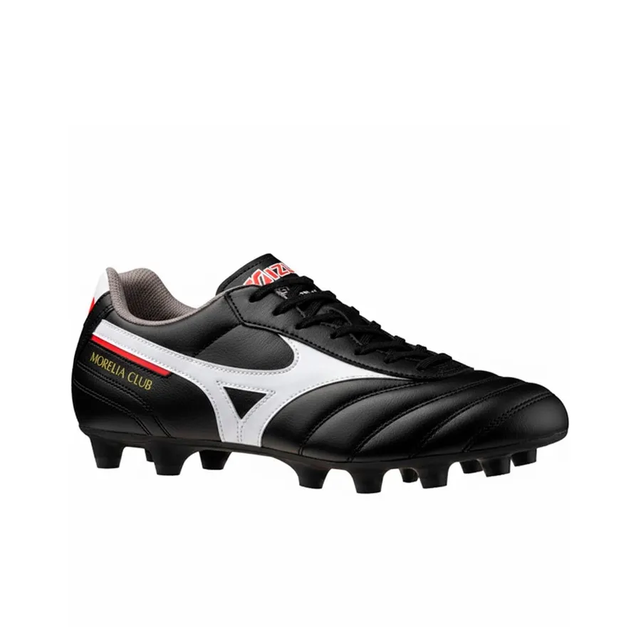 Imagen 1 de 6 de Botines Mizuno Morelia 2 Club Fg-NEGRO/BLANCO/ROJO
