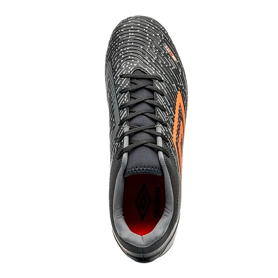 Imagen 2 de 4 de Botines Umbro Gravity Fg-GRAFITO/NEGRO/NARANJA