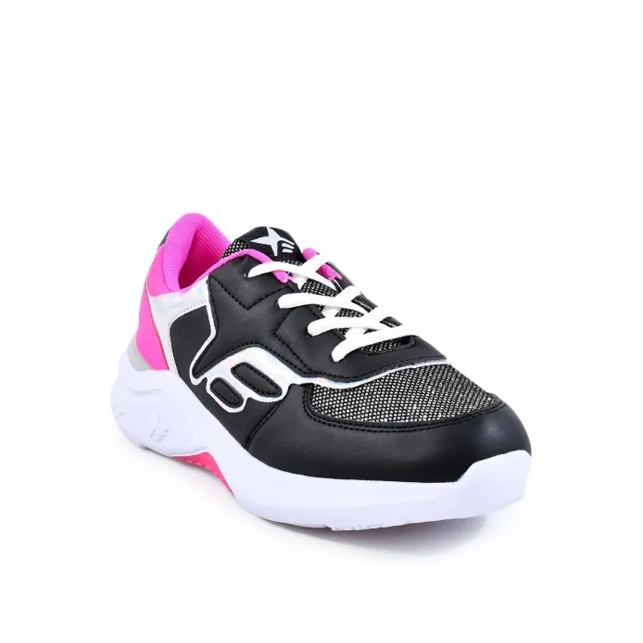 Imagen 1 de 6 de Zapatillas Footy Top-NEGRO/FUCSIA/PLATA