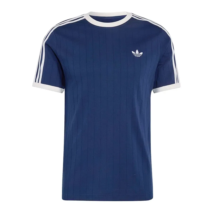 Imagen 2 de 5 de Remera adidas originals Drop Needle 3 Tiras-MARINO/BLANCO