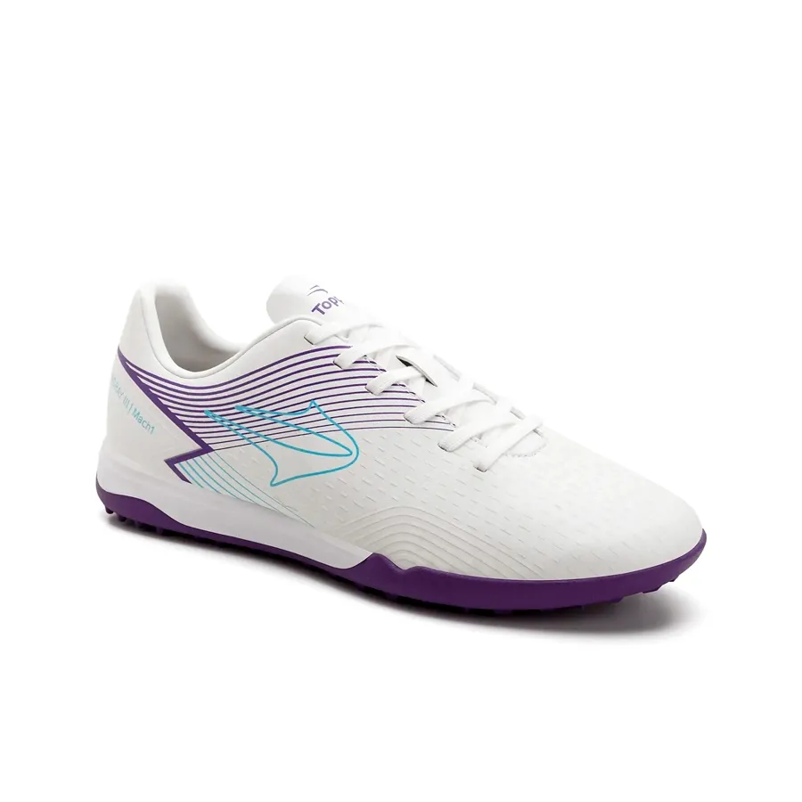 Imagen 2 de 5 de Botines Topper Stingray Iii Match 1 Tf-BLANCO/VIOLETA