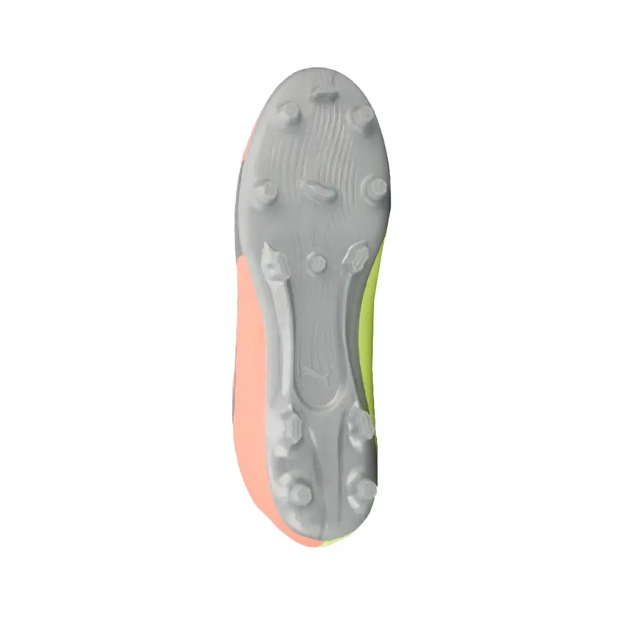 Imagen 4 de 6 de Botines Puma One 20.4 Osg Fg/Ag Jr Abd-NARANJA/AMARILLO/GRIS