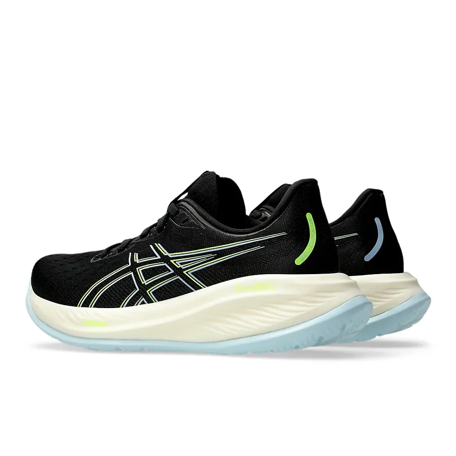 Imagen 3 de 6 de Zapatillas Asics Gel Cumulus 26-NEGRO/VERDE/CELESTE
